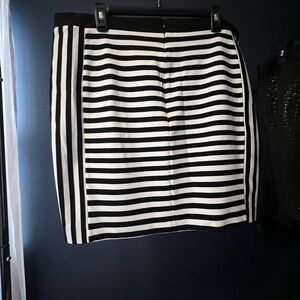 Nicole by Nicole Miller Black and White Pencil Skirt
